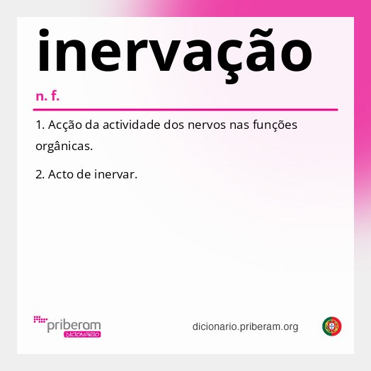 Significado de inervação