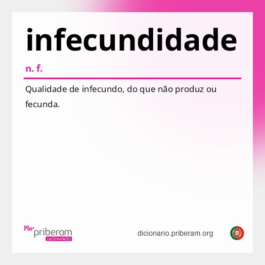 Significado de infecundidade