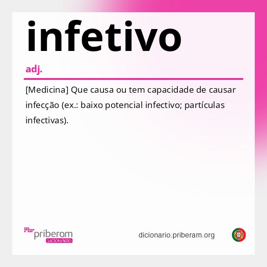 Significado de infetivo