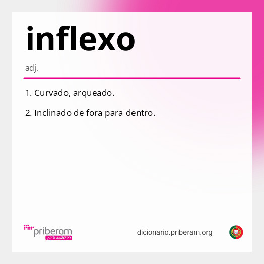 Significado de inflexo