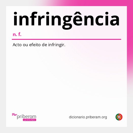 Significado de infringência