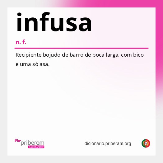 Significado de infusa