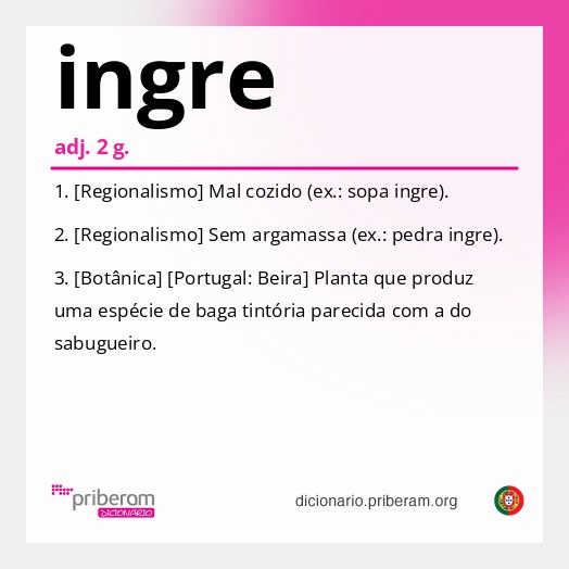 Significado de ingre