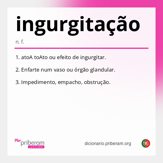 Significado de ingurgitação
