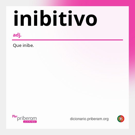 Significado de inibitivo
