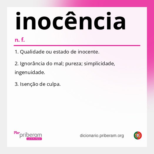 Significado de inocência