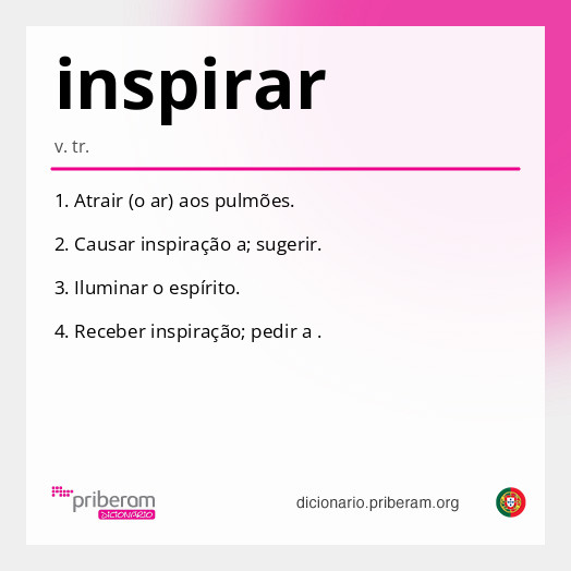 Significado de inspirar