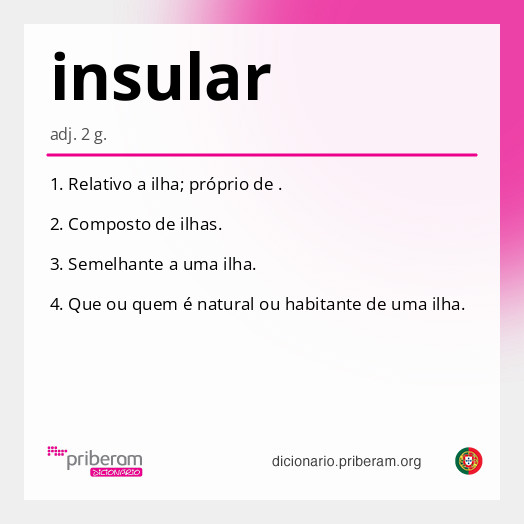 Significado de insular