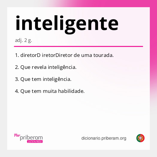 Significado de inteligente
