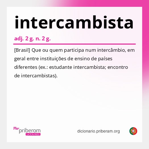 Significado de intercambista