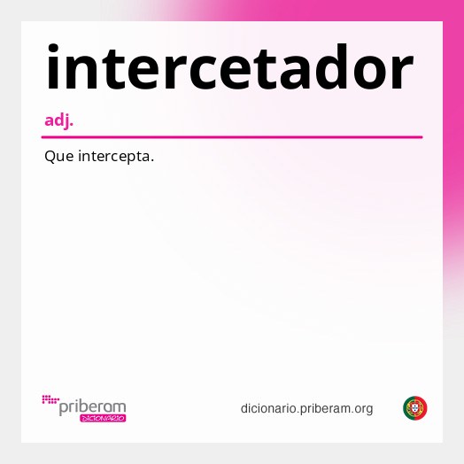 Significado de intercetador