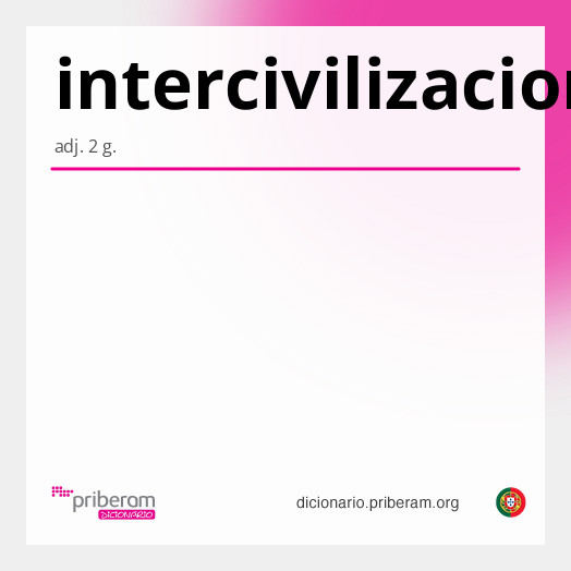 Significado de intercivilizacional