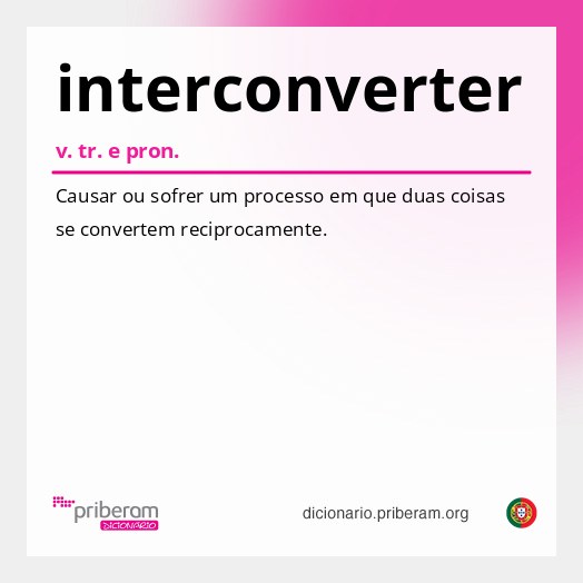 Significado de interconverter