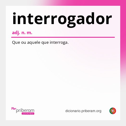 Significado de interrogador