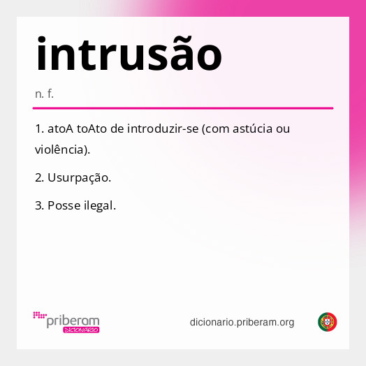 Significado de intrusão