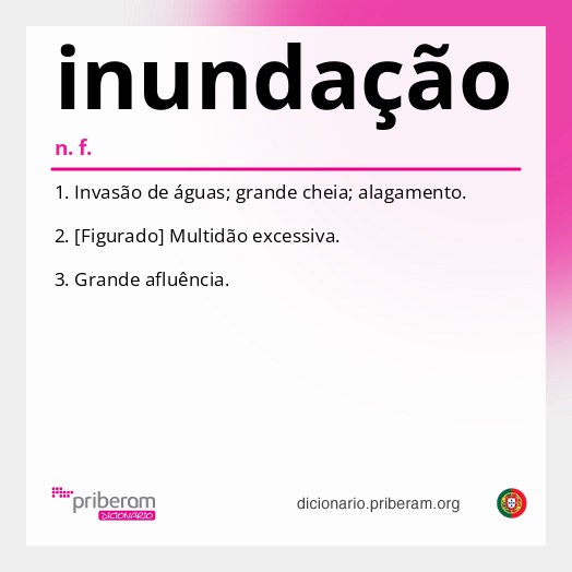 Significado de inundação