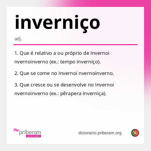 Significado de inverniço