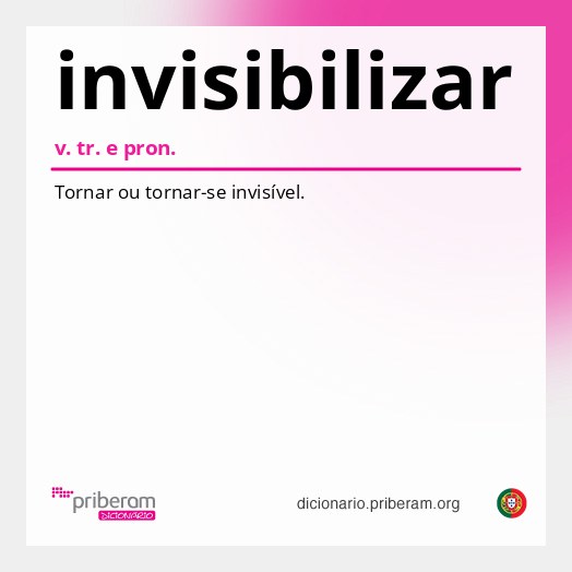 Significado de invisibilizar