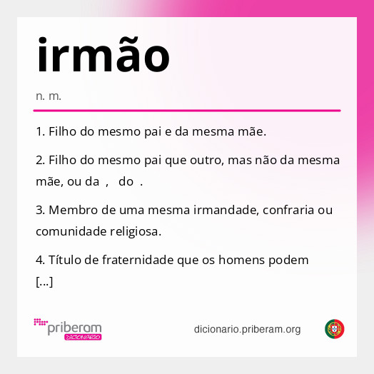 Significado de irmão