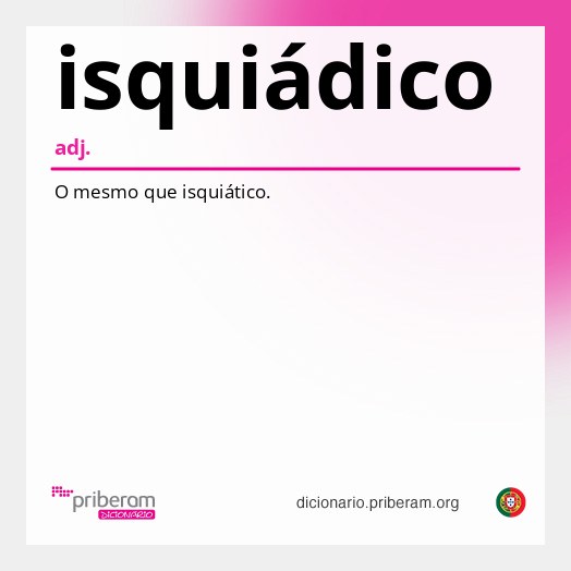 Significado de isquiádico