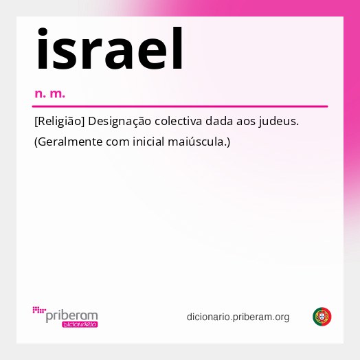Significado de israel