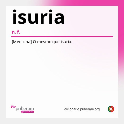 Significado de isuria
