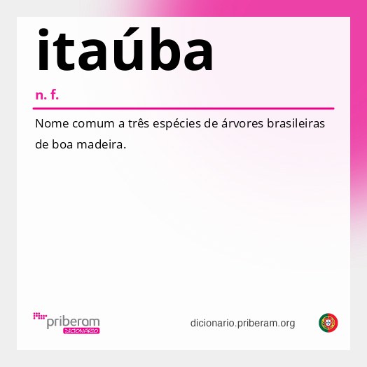 Significado de itaúba