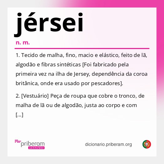Significado de jérsei