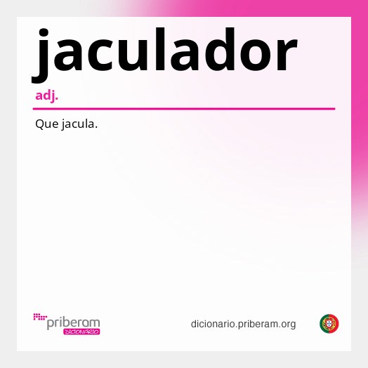Significado de jaculador