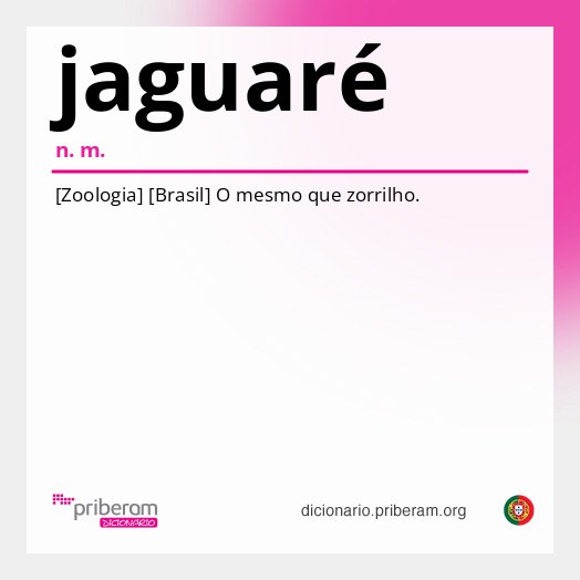 Significado de jaguaré