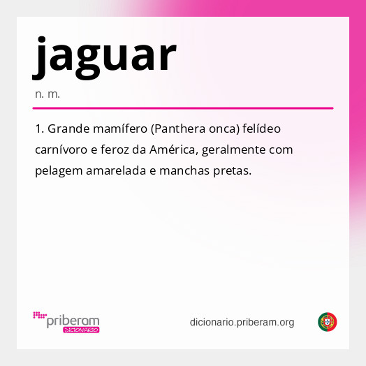 Significado de jaguar