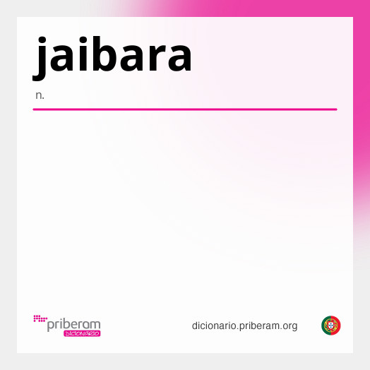 Significado de jaibara