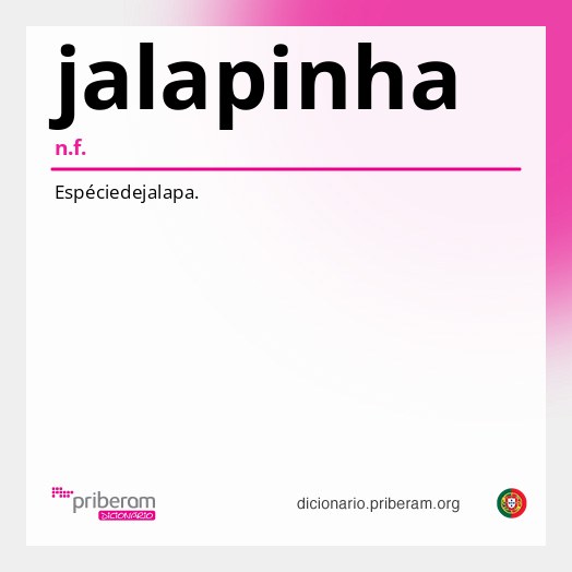 Significado de jalapinha