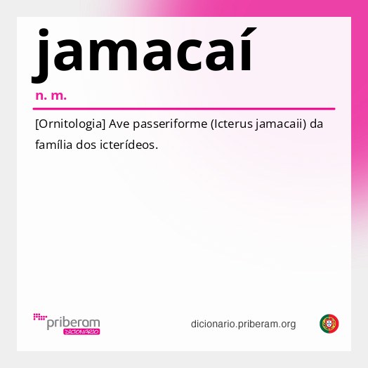 Significado de jamacaí