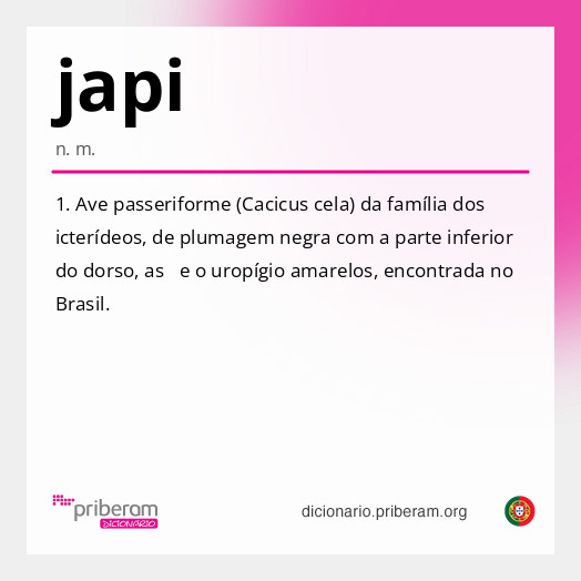 Significado de japi