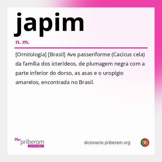 Significado de japim