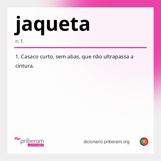 Significado de jaqueta