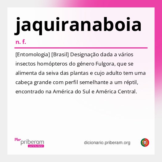 Significado de jaquiranaboia