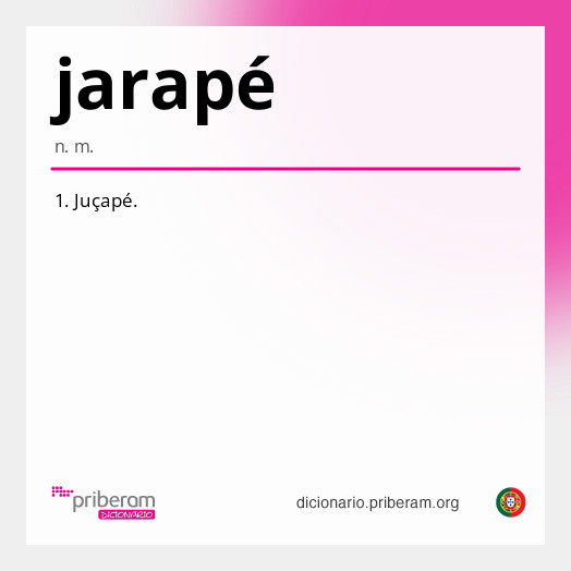 Significado de jarapé