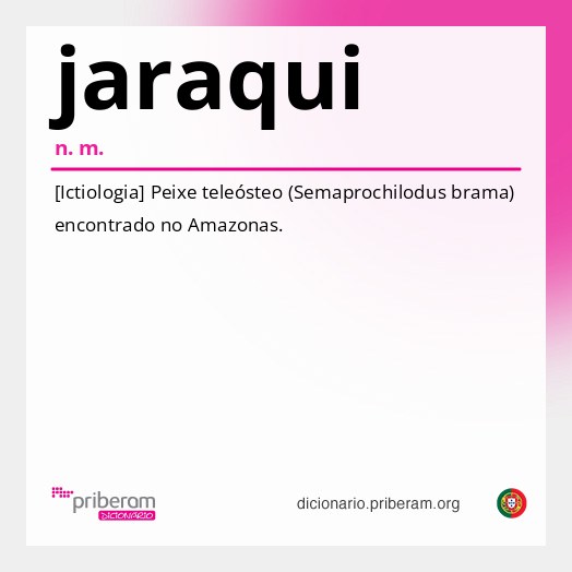 Significado de jaraqui