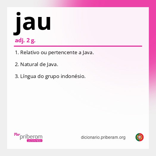 Significado de jau
