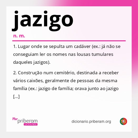 Significado de jazigo
