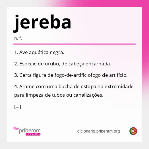 Significado de jereba