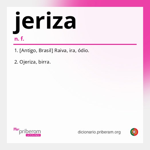 Significado de jeriza