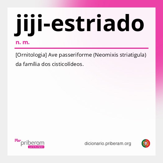 Significado de jiji-estriado