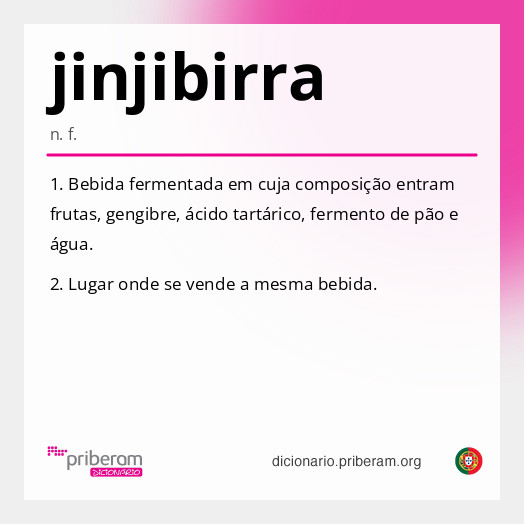 Significado de jinjibirra