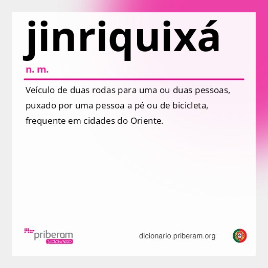 Significado de jinriquixá