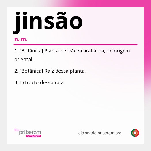 Significado de jinsão