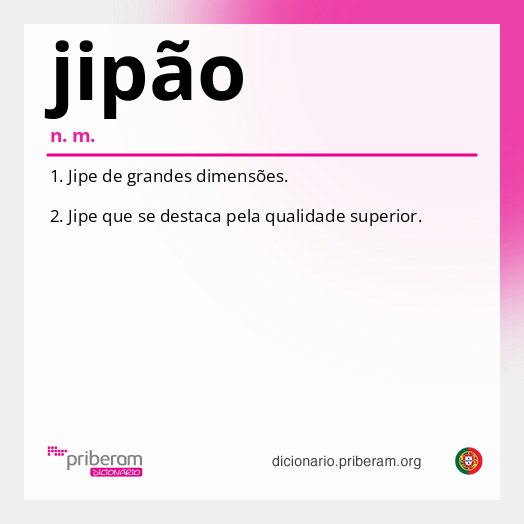 Significado de jipão