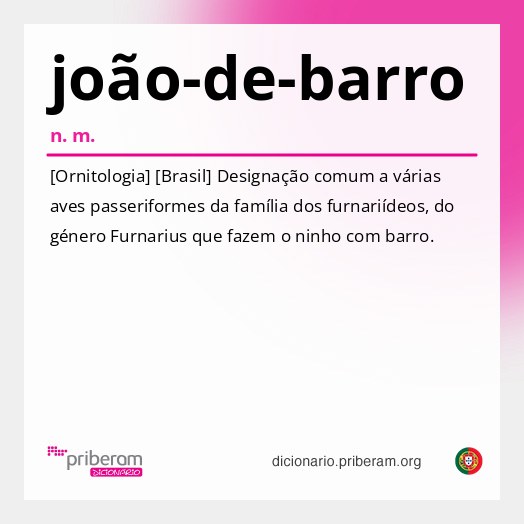 Significado de joão-de-barro